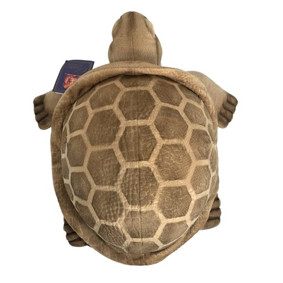 1996 Aurora Prestige Handcrafted Plush Turtle 16" Collectible Stuffed Animal - Picture 4 of 11
